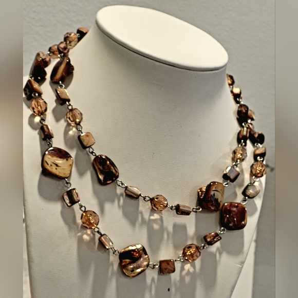 Multi-strand beaded necklace - Picture 2 of 6